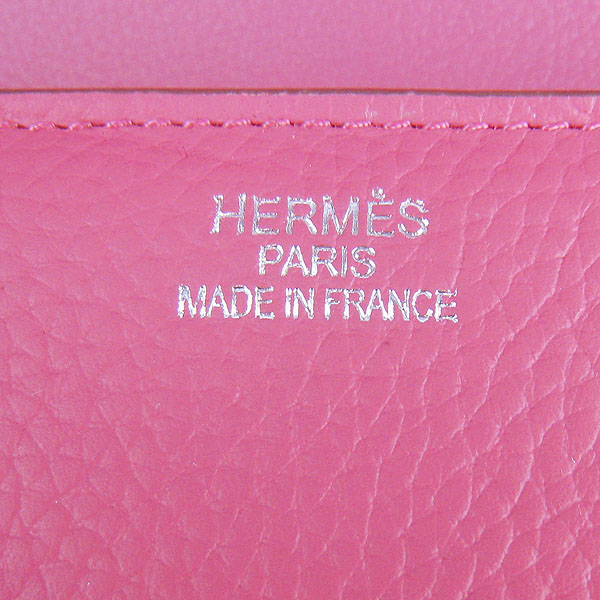 Fake Hermes Togo Leather Messenger Bag Peach 8079 - Click Image to Close